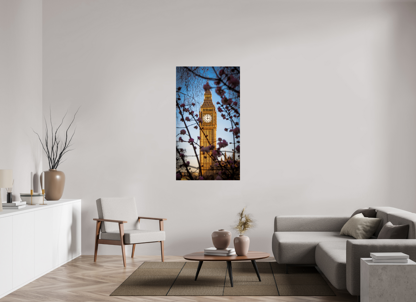 Big Ben’s Blossoming Elegance - Spring London - Othervariant prints