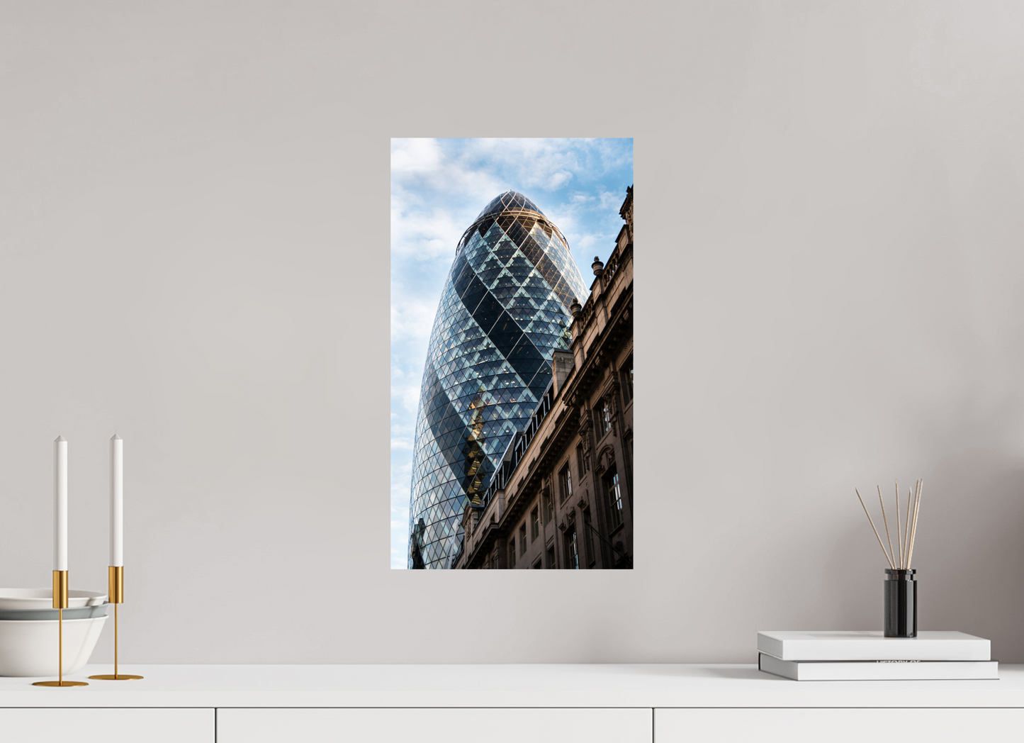 The Gherkin — London City Architecture Photography Print — Photography Print Detail — Othervariant