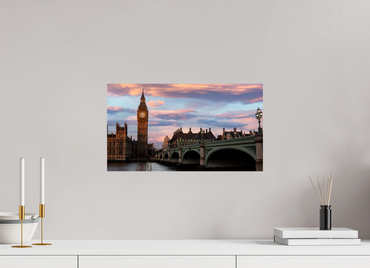 Big Ben at Dusk - Thames Serenity - Othervariant prints