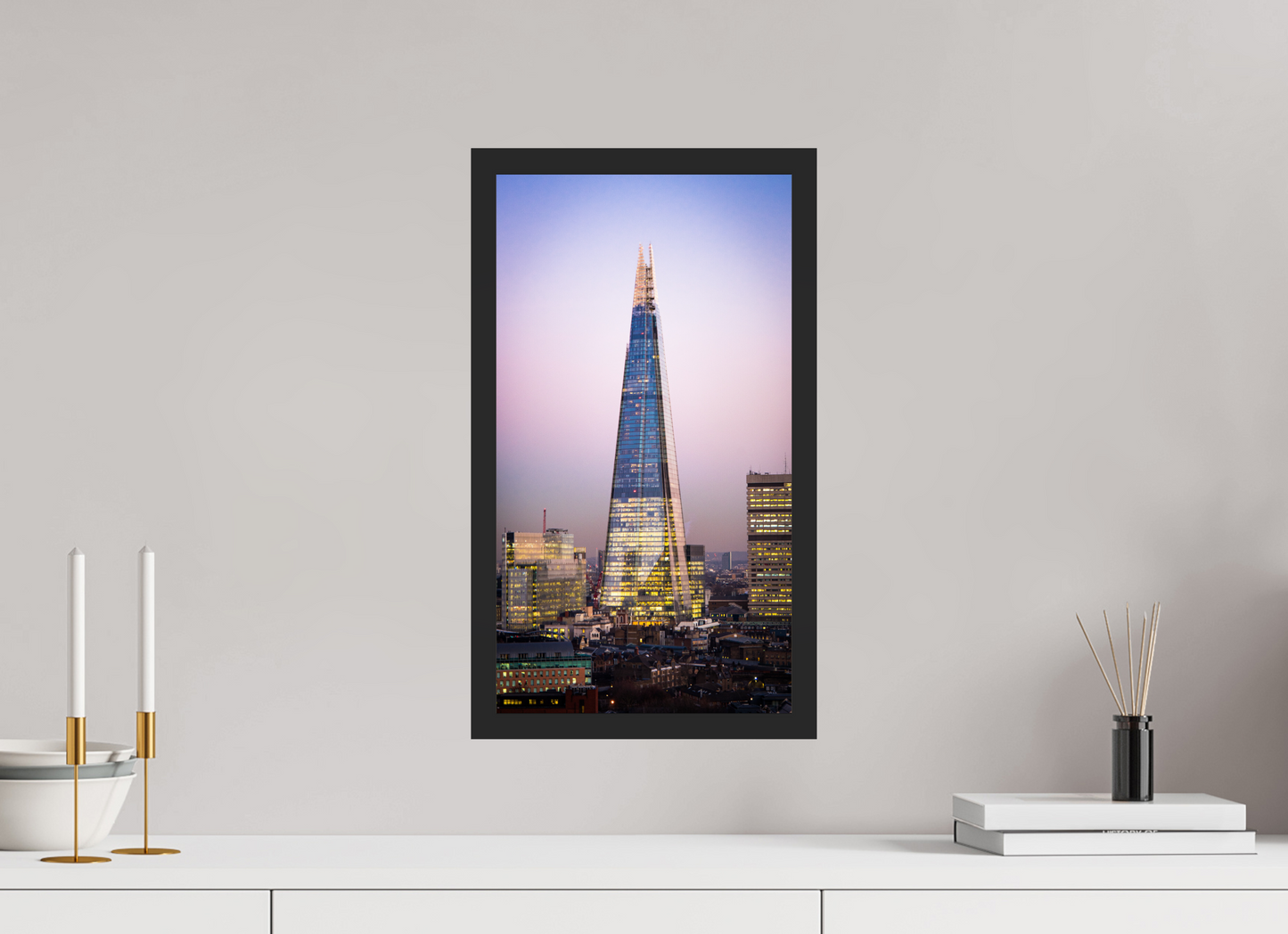 The Shard’s Twilight Symphony - London Evening - Othervariant prints