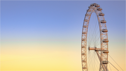 Main image London Eye - with Blue and Yellow aura