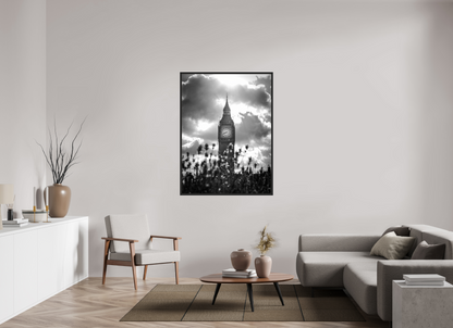 Through the Storm – Big Ben in Monochrome Majesty - Othervariant prints