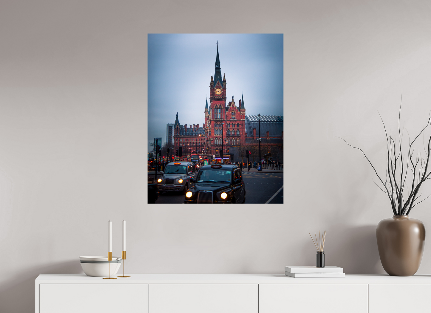 Evening Rush – St. Pancras Station in Full Colour - Othervariant prints