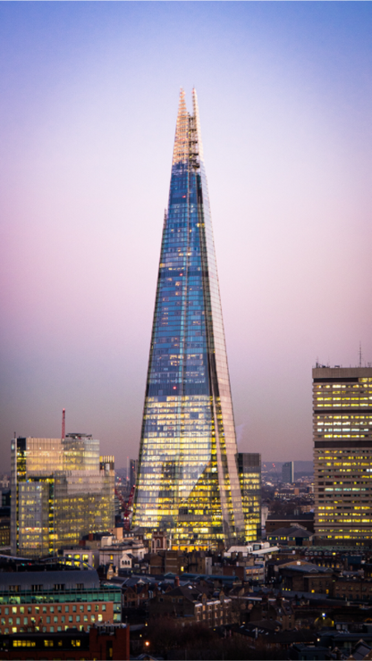 The Shard’s Twilight Symphony - London Evening - Othervariant prints