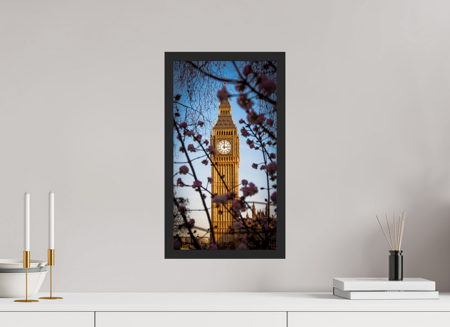 Big Ben’s Blossoming Elegance - Spring London - Othervariant prints