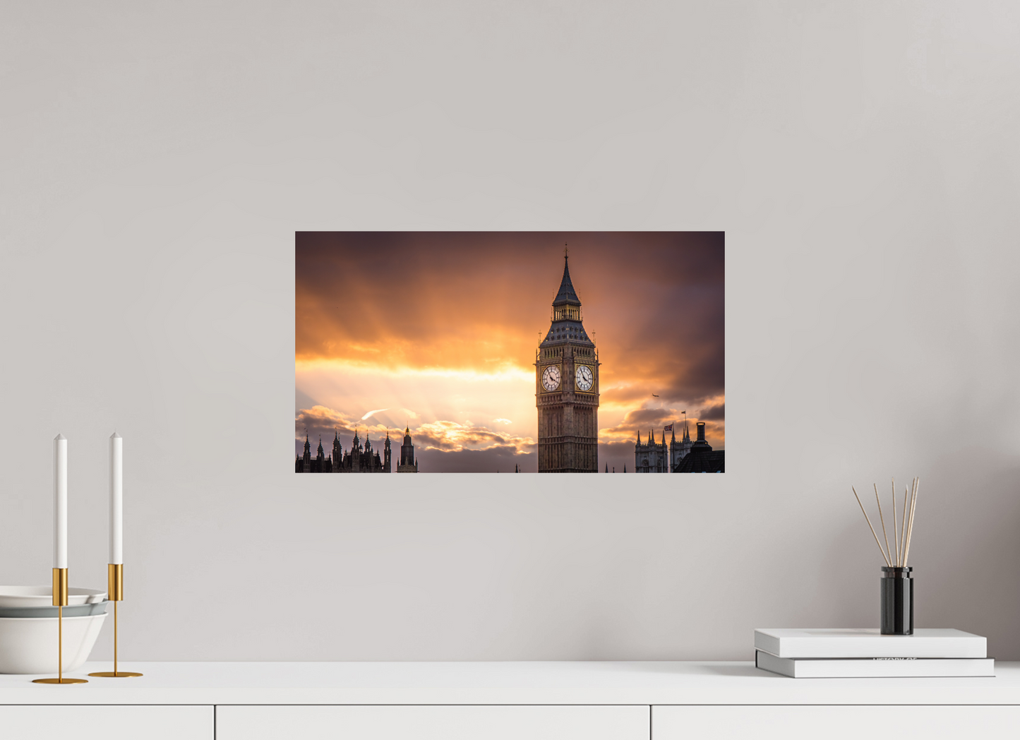 Big Ben’s Golden Hour Glory - London Twilight - Othervariant prints