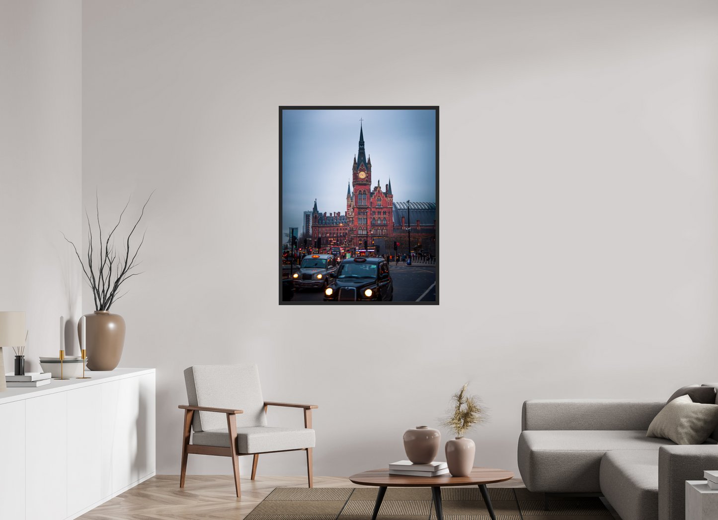 Evening Rush – St. Pancras Station in Full Colour - Othervariant prints