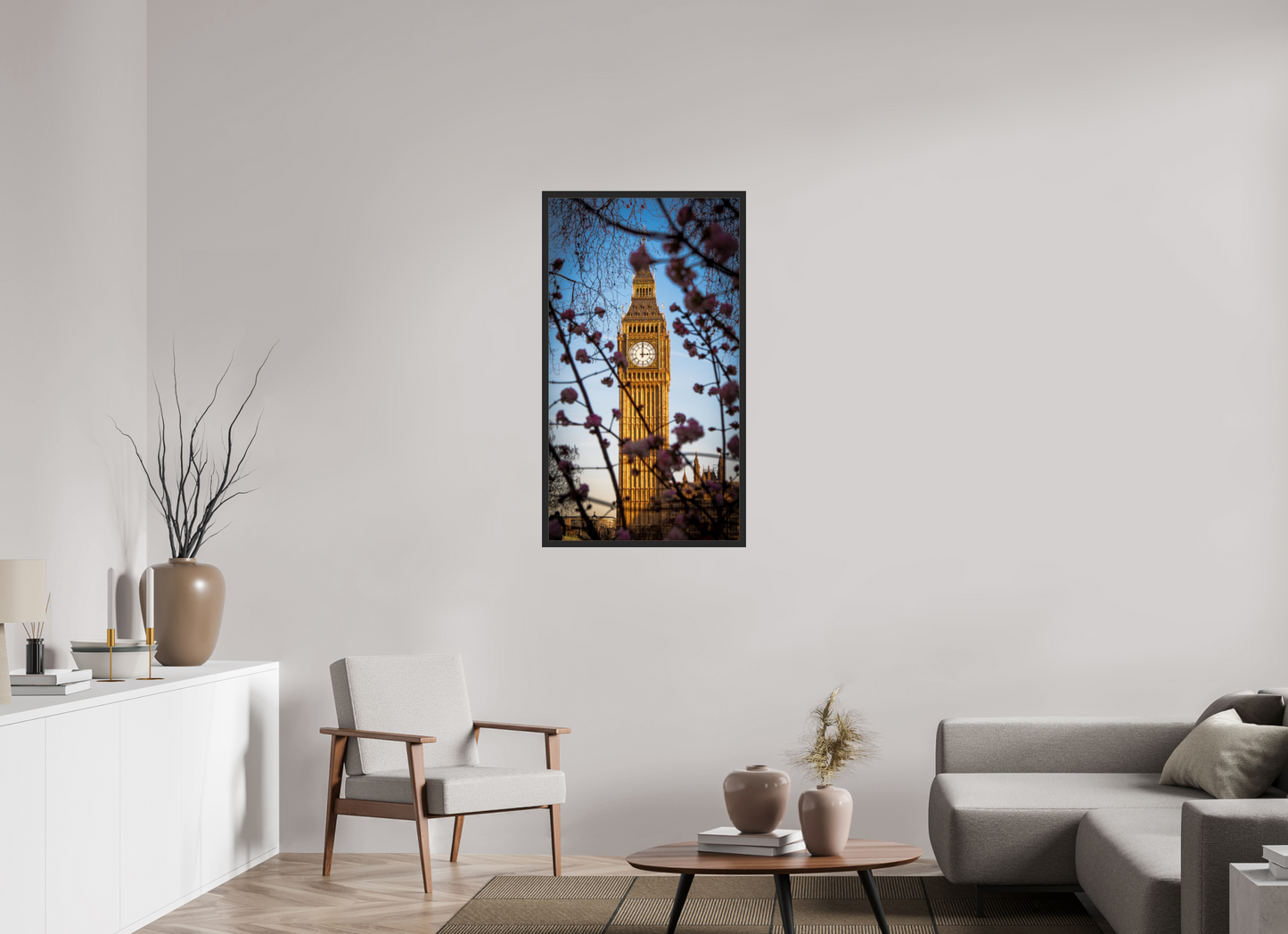 Big Ben’s Blossoming Elegance - Spring London - Othervariant prints