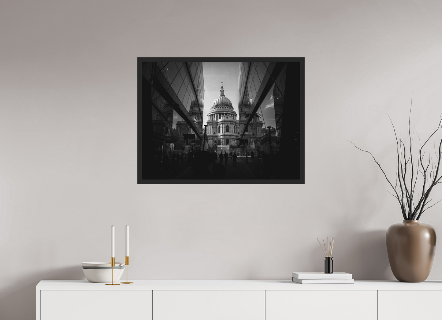 Symmetry & Stone – St. Paul’s Cathedral in Black & White - Othervariant prints