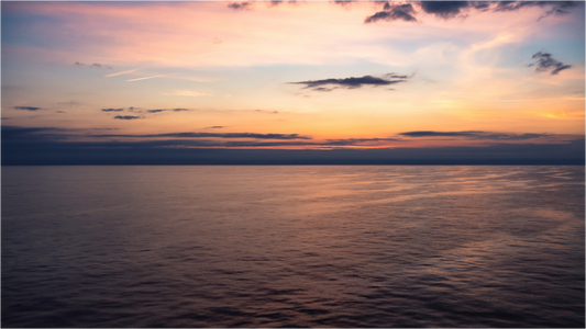 Main image Etherial Horizon | Minimalist Ocean Sunset Photography Print