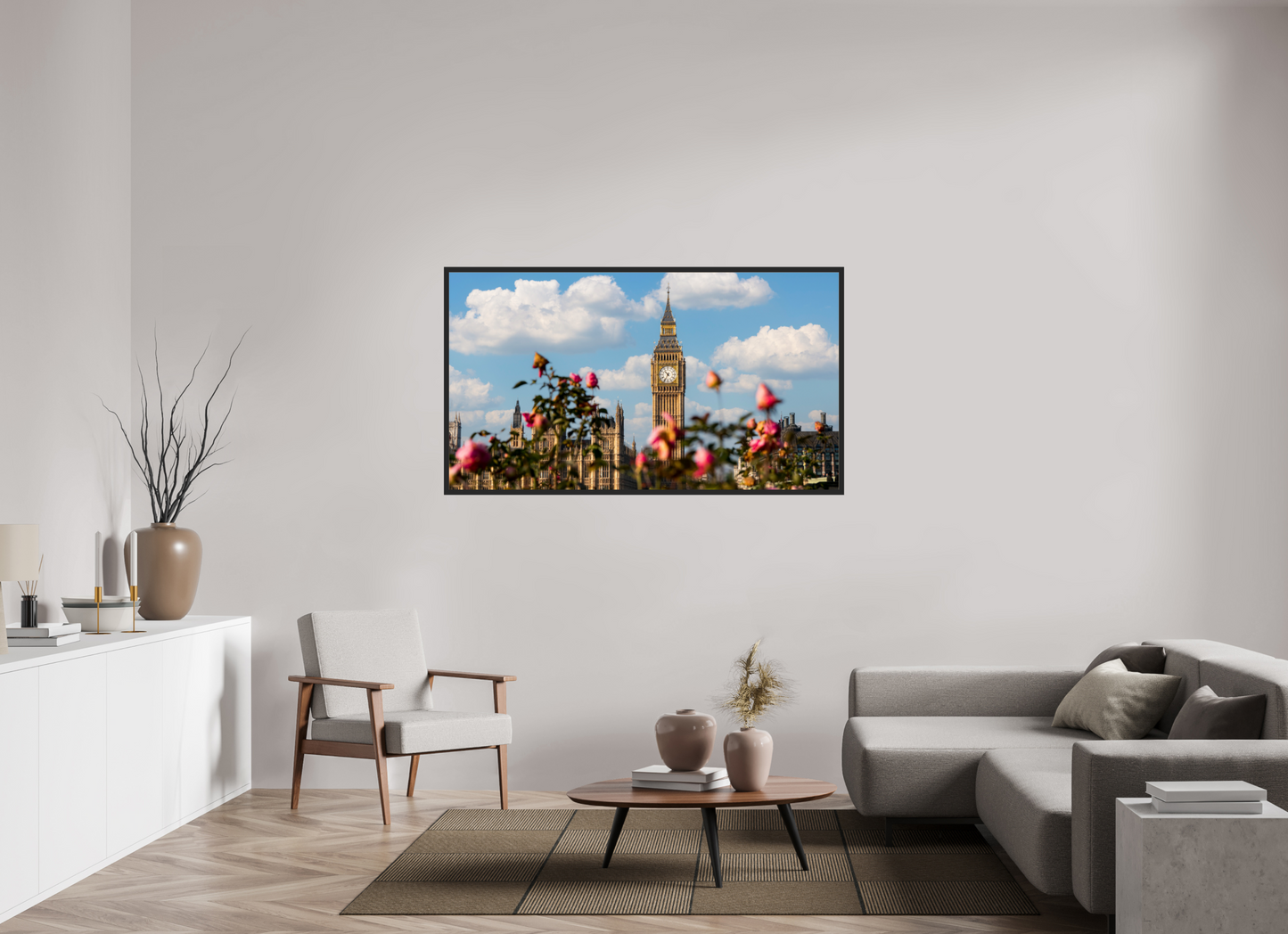 Big Ben with Roses - Vibrant London - Othervariant prints